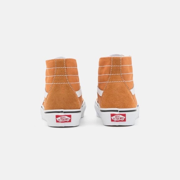 NWT VANS Sk8 Hi Shoe-Golden Brown/True White no box 8 1/2 - Picture 8 of 10